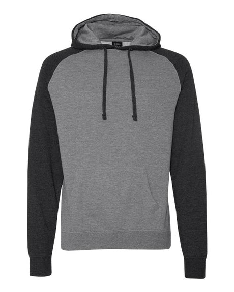 Independent Trading Co. Unisex Raglan Hooded Sweatshirt
