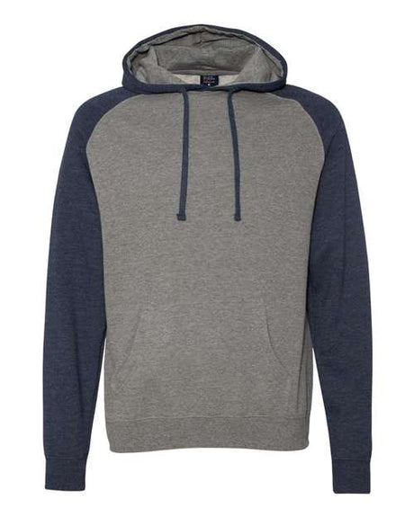 Independent Trading Co. Unisex Raglan Hooded Sweatshirt