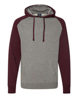 Independent Trading Co. Unisex Raglan Hooded Sweatshirt