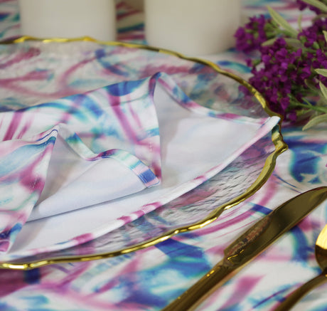Scuba Table Runner 13x108 Maze Wrinkle-Free