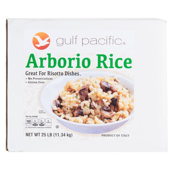 Gulf Pacific Arborio Rice - 25 lb.