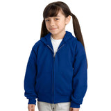 JERZEES® NuBlend Youth Full-Zip Hooded Sweatshirt