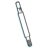 Shaft, Agitator - for Hobart Mixers V1401 OEM # 00-073821