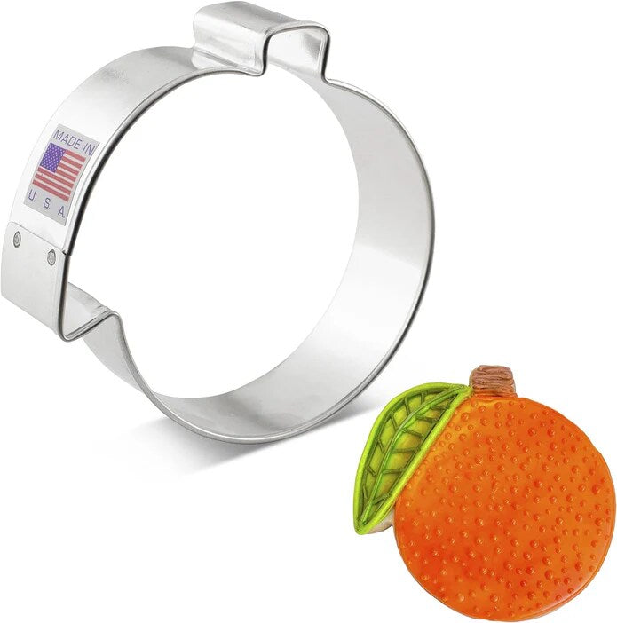 Ann Clark Orange Cookie Cutter, 3.25" Fruit