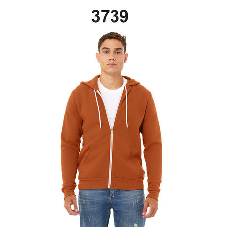 Bella + Canvas® Sponge Fleece Full-Zip Hoodie Sweatshirt
