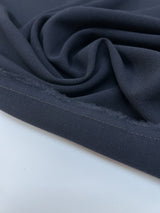 Blue Wool Crepe Fabric