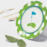 8 Ct. Golf Par-Tee Paper Dessert Plates 7" Golf Party Plates