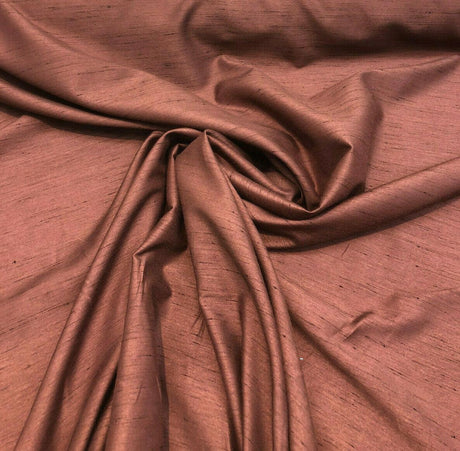 Fabricut Satin Cordovam Burgundy Dupioni Polyester Fabric - Burgundy Dupioni, 58" Width (1 Yard)