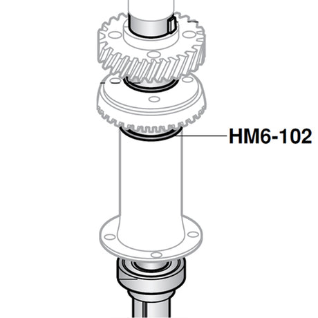 Chimney "O" Ring for Hobart Mixers OEM # 67500-102