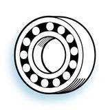 Bearing Worm Shaft Lower for Hobart Mixers OEM # BB-12-7