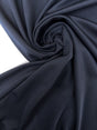 Blue Polyester Elastane Knitted Fabric