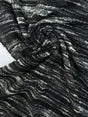 Wool Bouclé Striped Gray Black