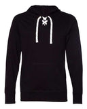 J. America Unisex Jersey Sport Lace Hooded Pullover