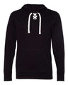 J. America Unisex Jersey Sport Lace Hooded Pullover