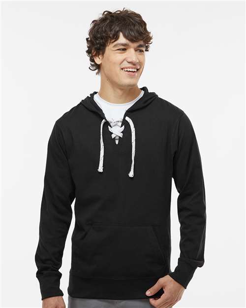 Jersey Sport Lace Hooded Pullover