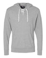 J. America Unisex Jersey Sport Lace Hooded Pullover