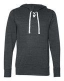 J. America Unisex Jersey Sport Lace Hooded Pullover