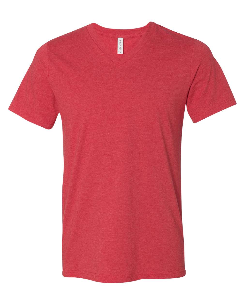 BELLA + CANVAS® Heather CVC Short Sleeve V-Neck Tee