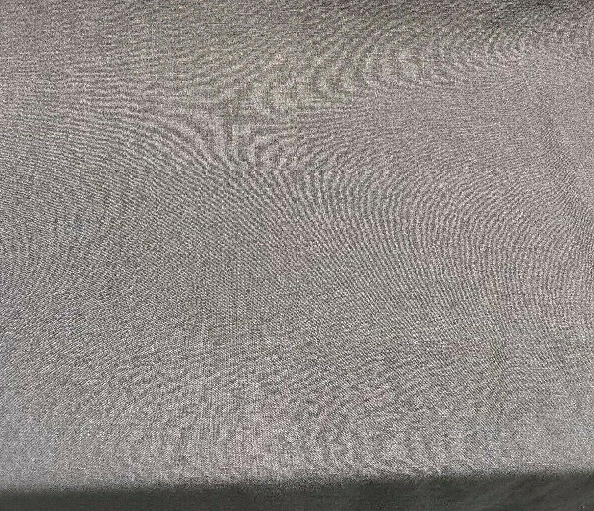 Shore Linen Look Fabric - Graphite Gray, 55" Width (1 Yard)