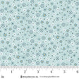 Cotton Calico Fabric Pale Blue 44/45"