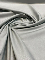 Devon Solid Fog Gray Cotton Fabric - Solid Color, 55" Width (By The Yard)