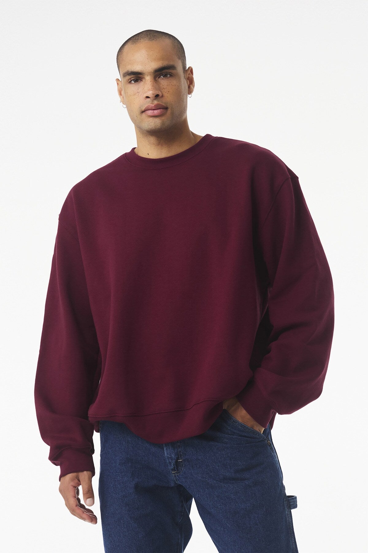 BELLA+CANVAS® Adult 10-Ounce Heavyweight Crewneck Sweatshirt