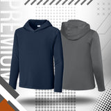 Sport-Tek® Youth Posi-UV Pro Long Sleeve Hoodie