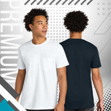 Next Level Apparel® Unisex Cotton Crewneck Short Sleeve Pocket Tee