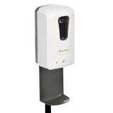 Alpine Automatic Hands-Free Liquid/Gel Hand Sanitizer/Soap Dispenser with Floor Stand, 1200 mL, White