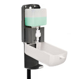 Alpine Automatic Hands-Free Foam Hand Sanitizer/Soap Dispenser with Floor Stand, 1200 mL, White