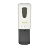 Alpine Automatic Hands-Free Foam Hand Sanitizer/Soap Dispenser with Floor Stand, 1200 mL, White