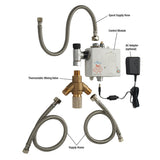 Krowne Metal Royal Series Electronic Wall Mount Faucet with 6" Gooseneck Spout, 16-191