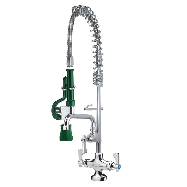 Krowne Metal 18-506L Royal Series Deck Mount Space Saver Pre-Rinse with Add-On Faucet and 6" Spout