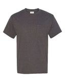 Hanes® Authentic Crewneck Short Sleeve Pocket T-Shirt