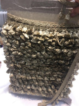 Antique Trim With Small Tassels Trim Fabric - 3 Inch Trim, Decorative Tassels (36 Yard Roll)