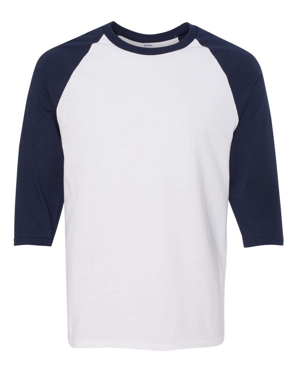 Gildan® Heavy Cotton Raglan Crewneck Three-Quarter Sleeve T-Shirt