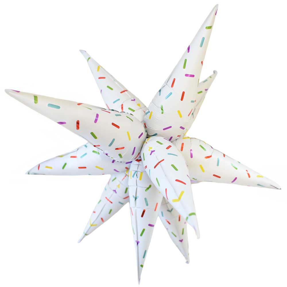 Foil Balloon 40 Inch Sprinkle Starburst