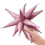 Pink Mini Starburst Foil Balloon