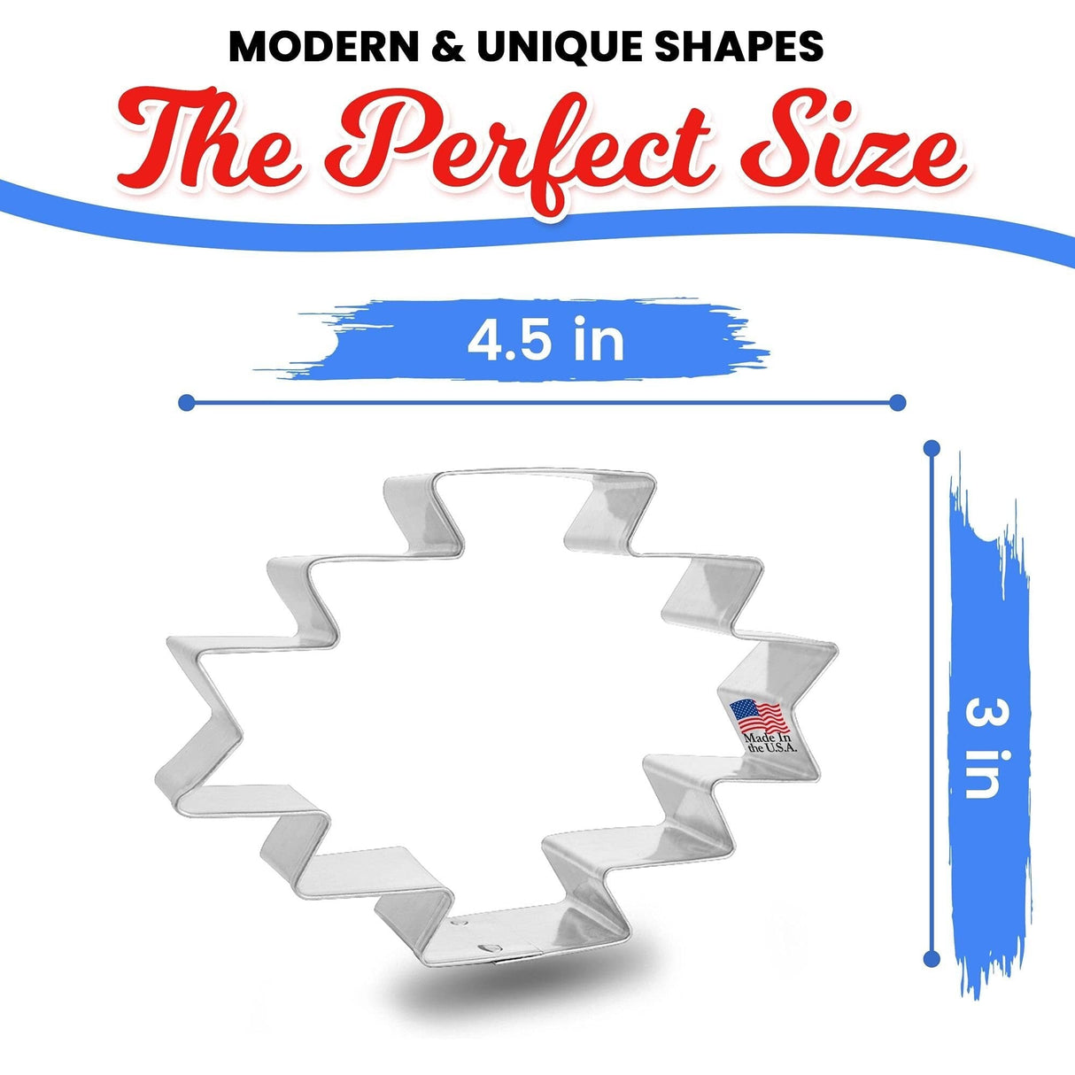 Bohemian Plaque Cookie Cutter 4.5 in B1609