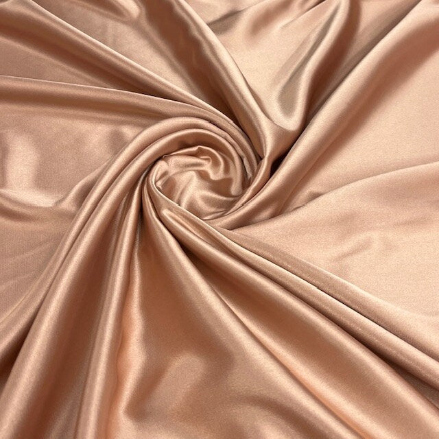 1 Yard 60” Stretch Charmeuse Satin Fabric – 195 GSM, Silky 2 Way Stretch for Bridal, Evening Dresses &amp; Event Décor (97% Polyester, 3% Spandex)