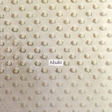 1 Yard Ultra Soft Minky Dot Fleece Plush Fabric 100 Percent Polyester for Crafts 60 Inch Width