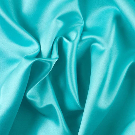 1 Yard Premium 250 GSM Bridal Stretch Satin Fabric Glossy Soft Material for Gowns 60 Inch Width 100% Polyester
