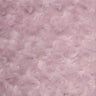 1 Yard Rosebud Minky Fabric 100% Polyester Plush Textured Soft Material for Blankets 60 Inch Width