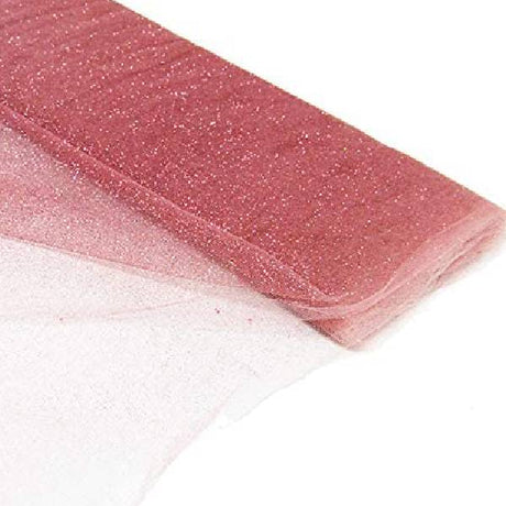 Tulle Glitter Fabric Sparkle Mesh for Wedding Costumes 54 Inch Width 100% Polyester