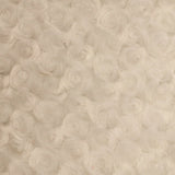 1 Yard Rosebud Minky Fabric 100% Polyester Plush Textured Soft Material for Blankets 60 Inch Width