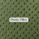 1 Yard Ultra Soft Minky Dot Fleece Plush Fabric 100 Percent Polyester for Crafts 60 Inch Width