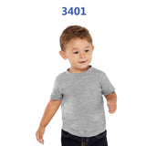 RADYAN® Infant Crew Short Sleeve Cotton Jersey Tee