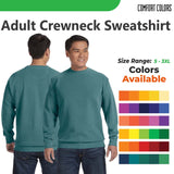 Comfort Colors® Crewneck Long Sleeve Sweatshirt