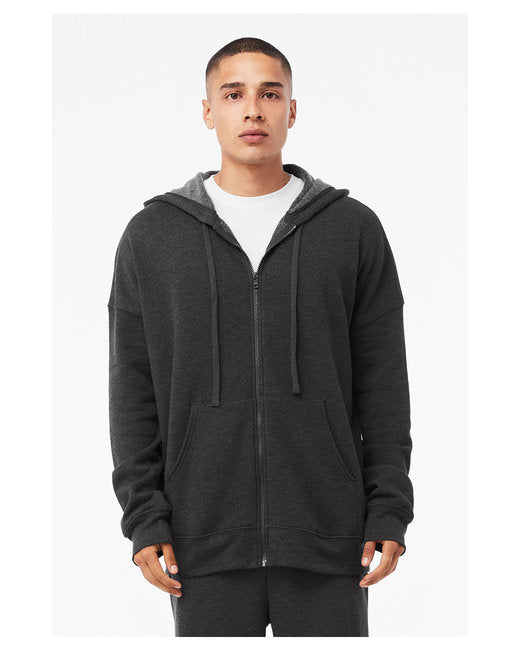 Bella + Canvas® Unisex Sponge Fleece Full Zip Hooded Sweatshirt