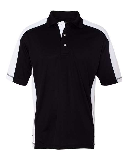 Colorblocked Moisture Free Mesh Polo